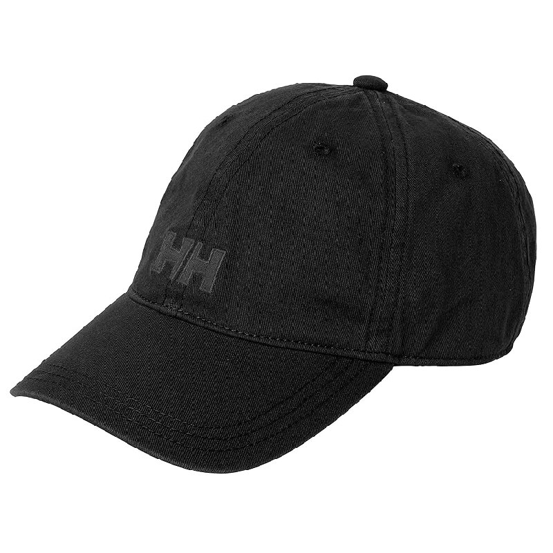 Helly Hansen Unisex Gorra con logotipo, Negro