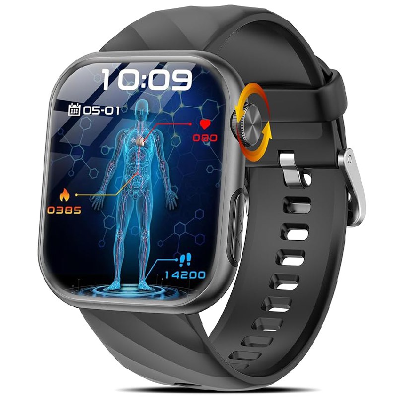 Marsyu Reloj Inteligente con ECG/Presión Arterial, Sueño HRV