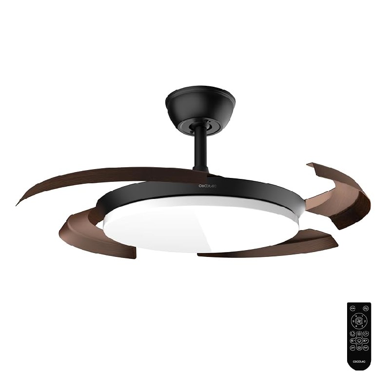 Cecotec Ventilador de Techo con Luz con Aspas Retráctiles EnergySilence Aero 4500
