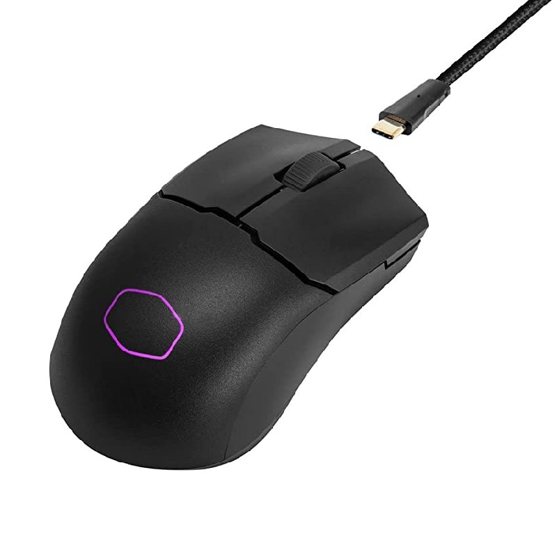 Cooler Master MM712 RGB-LED Ratón Gaming Inalámbrico Híbrido Ultraligero 59g – Sensor