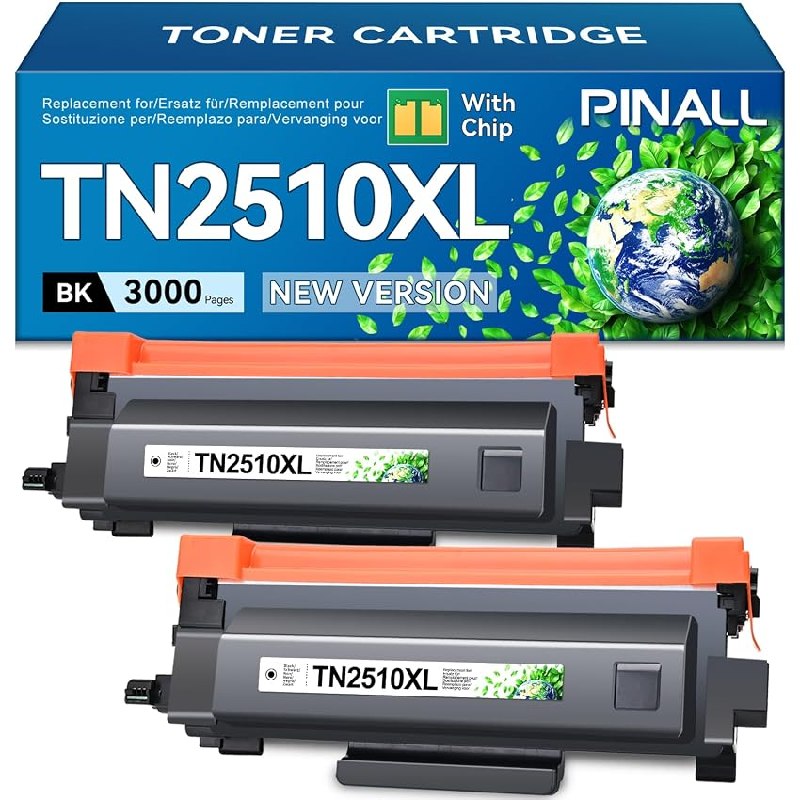 PINALL TN2510XL TN-2510XL Toner Compatible para Brother HL-L2400DW HL