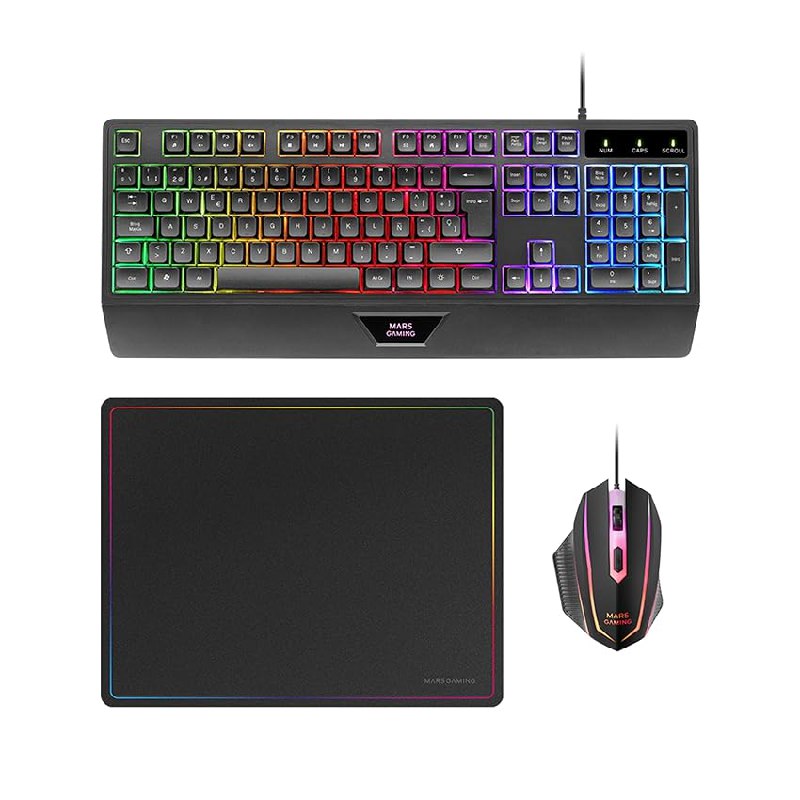 Mars Gaming MCP124, Layout Español