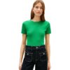 Tommy Hilfiger Slim Cody C-nk SS Ww0ww40587 Camiseta, Verde (Verde Cancha)