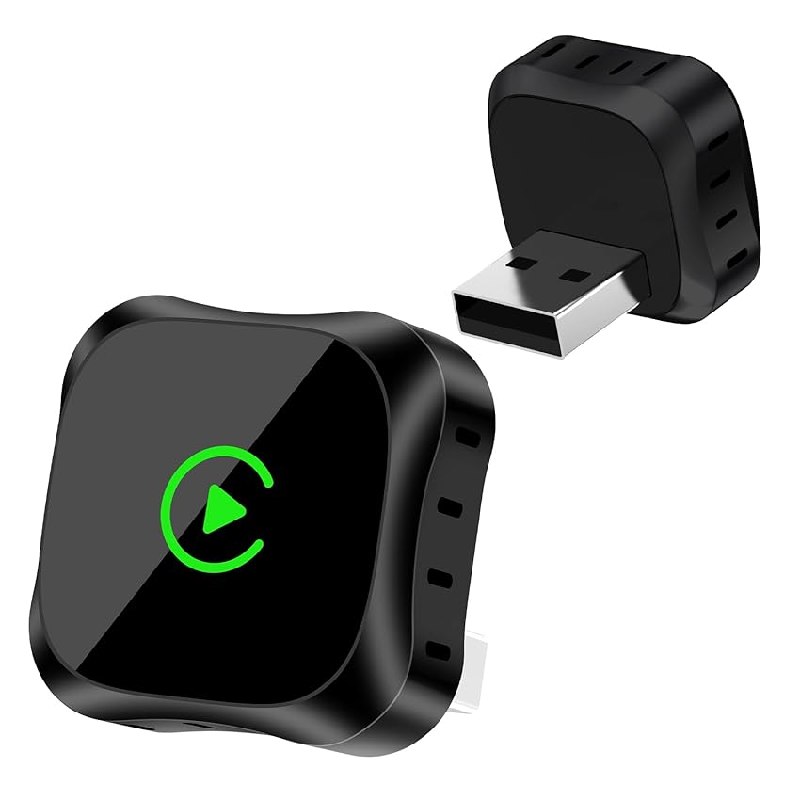 GEEKERA Adaptador CarPlay Inalámbrico para Apple: Modelo 2026 Wireless CarPlay para Coche