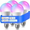 Meross Bombilla LED E27 para Apple HomeKit, RGBWW