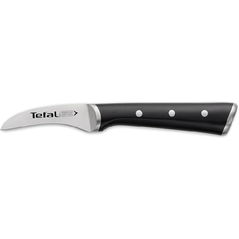 Tefal Ice Force – Cuchillo Pelador curvado 7 cm, Acero Inoxidable