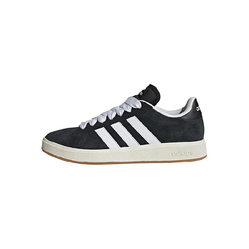 adidas Hombre Grand Court Base 00S Shoes, Core Black/Cloud White/Gum