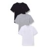 Tommy Hilfiger 3p SS tee Um0um03870 Camiseta S/S, Multicolor (Gris Jaspeado/Negro/Blanco)