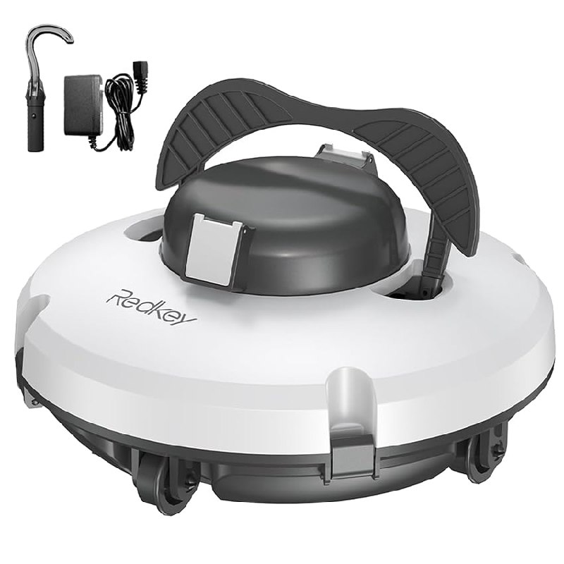 Redkey Upgrade S100 Robot Limpiafondos Piscina Sin Cable, 200 Minutos de Autonomía