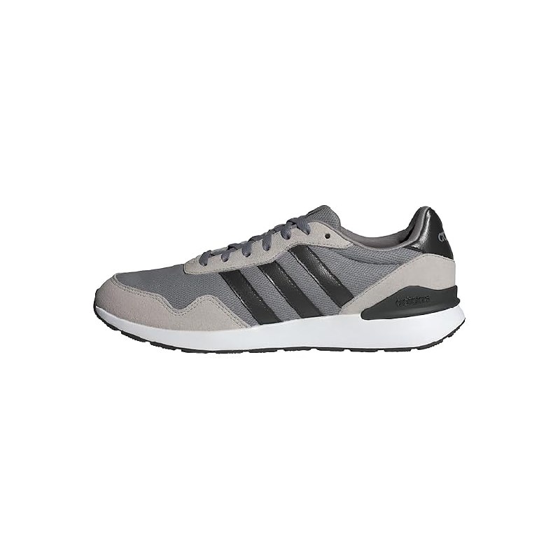 adidas Hombre Run 60S 4.0 Shoes, Grey Three/Core Black/Grey Two