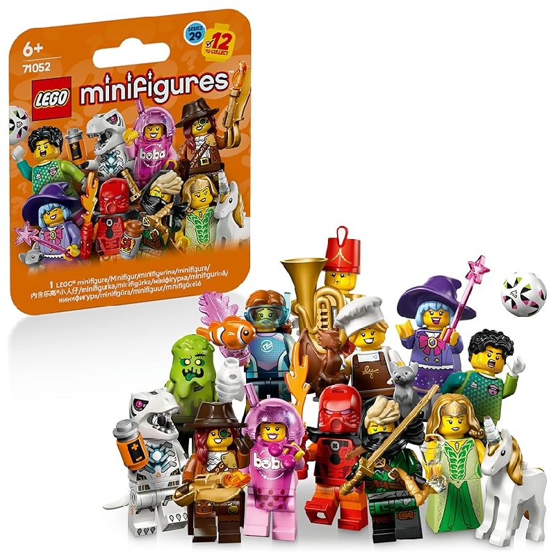 LEGO Minifigures 29.ª Edición – Caja Sorpresa con 1 de 12 Juguetes Coleccionables