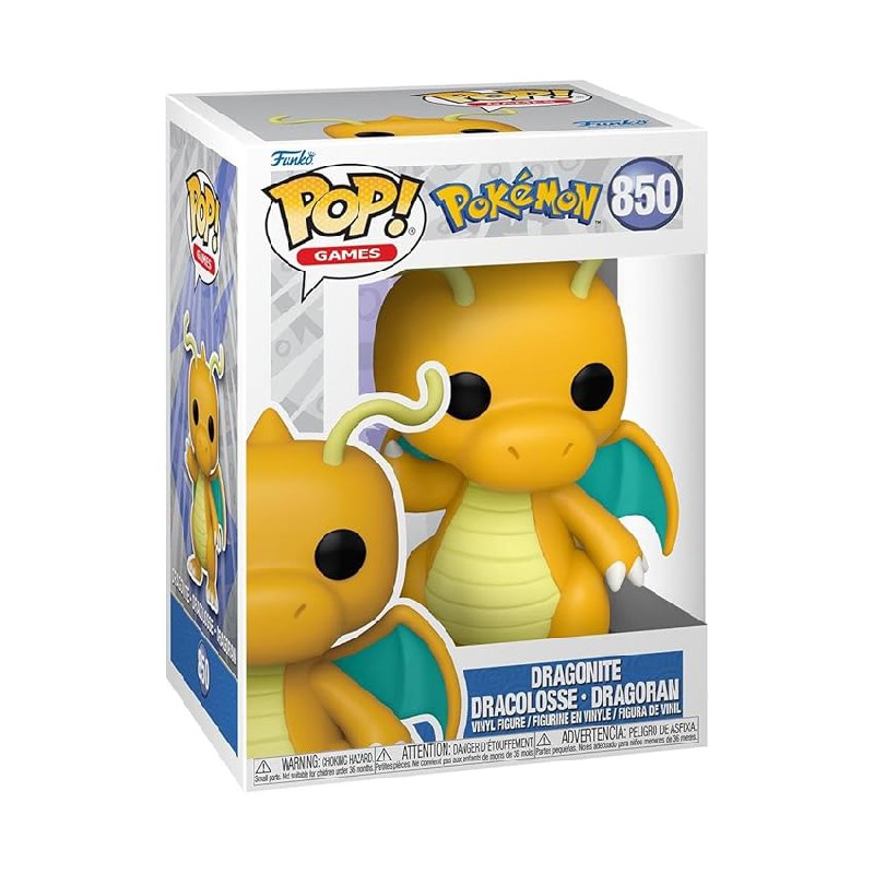 Funko Pop! Games: Pokemon – Dragonite – Figura de Vinilo Coleccionable