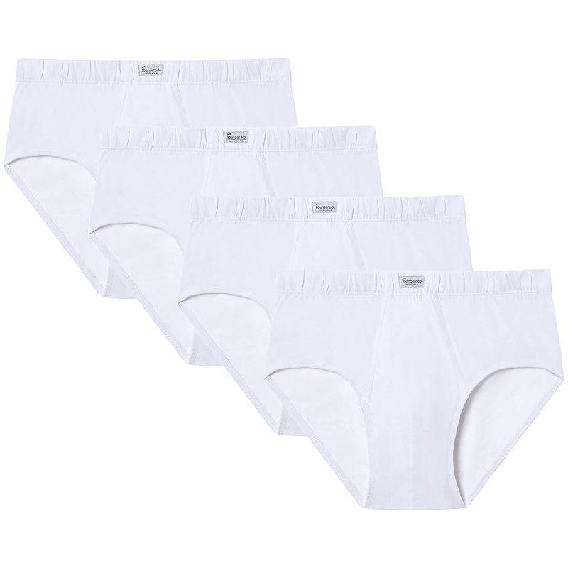 Abanderado Pack Slips Abiertos Línea Original De Algodón 100% Hombre X4
