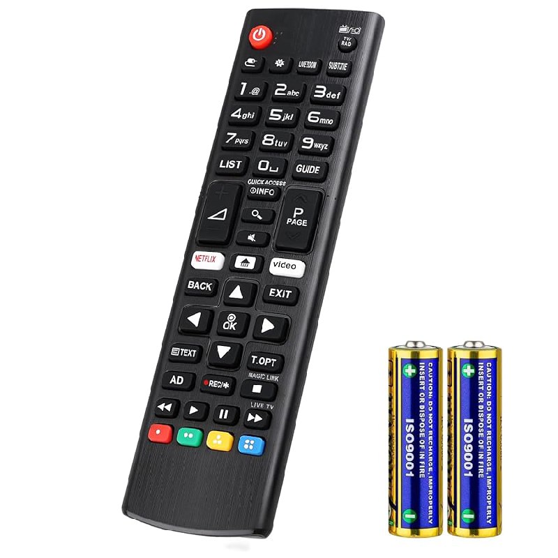 Universal para Mando LG Smart TV,Mando a Distancia para Todos los Televisión LG Original AKB75095308,con Pilas