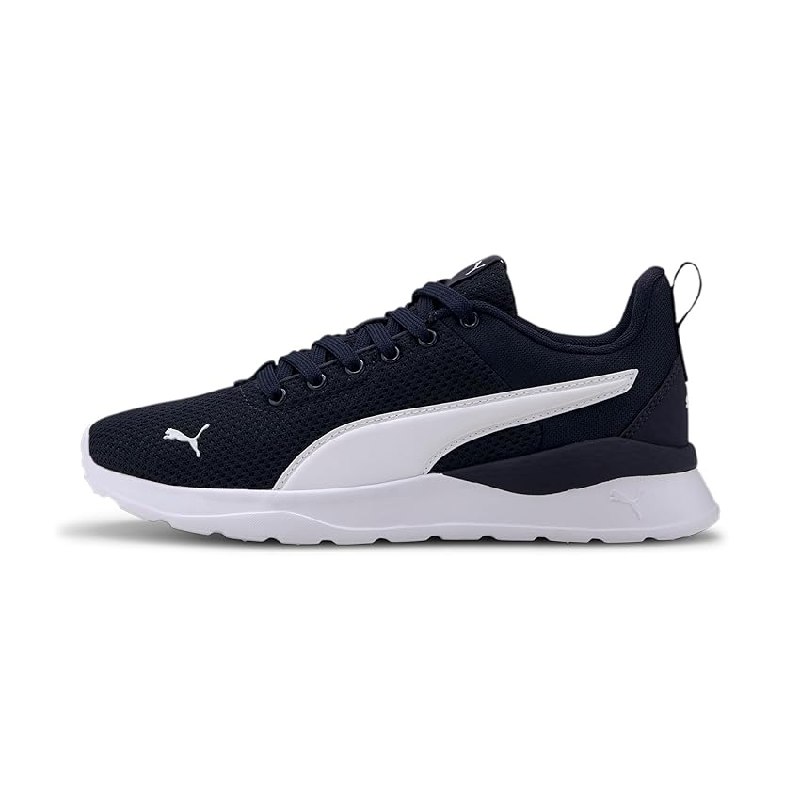 PUMA Unisex Kids Anzarun Lite Jr Zapatillas, Peacoat Puma White