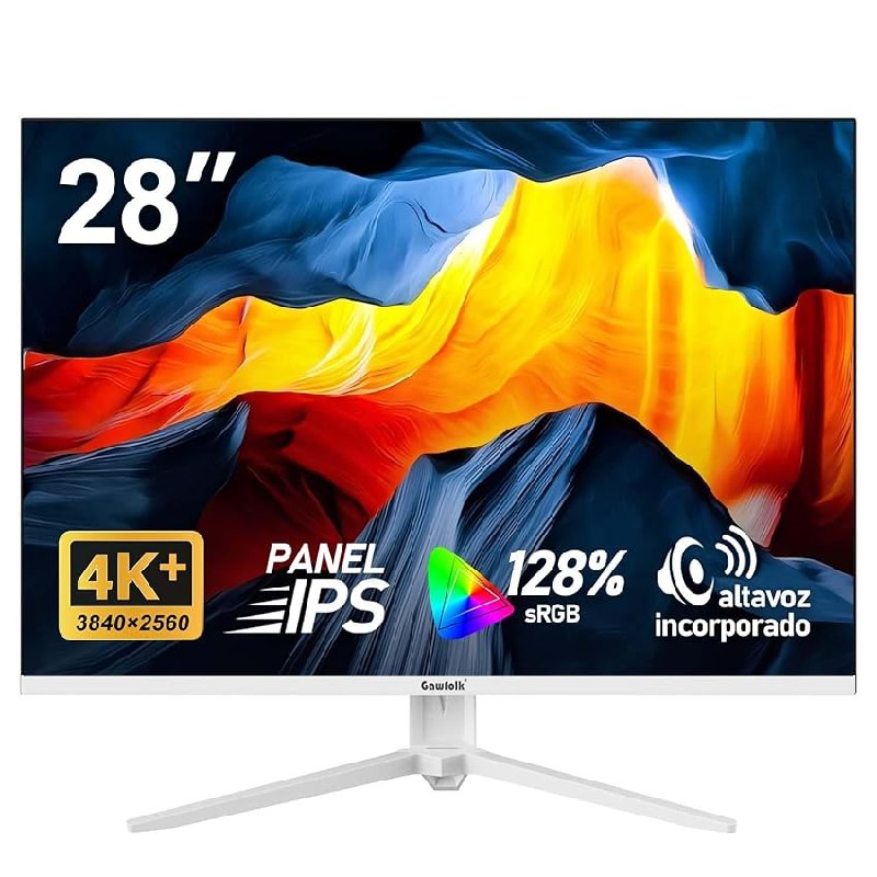 Gawfolk Monitor de PC 4K UHD de 28 Pulgadas, Pantalla IPS 3840×2560 3:2