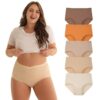 INNERSY Bragas Mujer Tallas Grandes Algodón Altas, 60-62