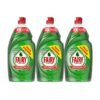 Fairy Ultra Poder Original Líquido Lavavajillas 3x900ML Fórmula Efectiva Que Deja