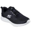 Skechers Skech-Lite Pro 2.0 Everyday Pace – Tenis para Mujer, Ribete Blanco de Malla Negra.