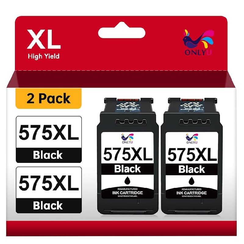 ONLYU 575XL PG 575 PG 575XL Cartucho de Tinta para Canon 575 XL Negro