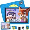 DMOAO Tablet para Niños 10 Pulgadas Android 15 con 30 GB RAM, 5G WiFi 6
