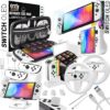 Orzly Paquete Accesorios Compatible Nintendo Switch – OLED Geek Pack: Estuche