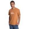 Quiksilver EV Comp – Camiseta de Manga Corta para Hombre, Color marrón