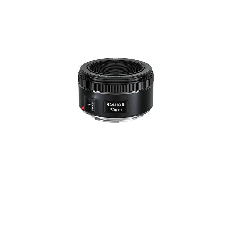 Canon OBJETIVO EF 50 mm F:1.8 STM, Negro