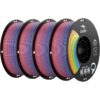 Creality Filamento para impresora 3D Rainbow PLA+ 4 kg, 1,75 mm