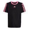 adidas Niñas Essentials Shirt, Black/Pink Fusion