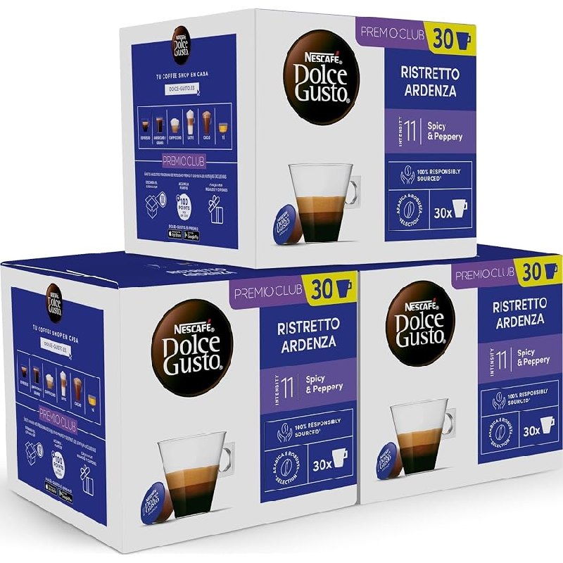 NESCAFÉ Dolce Gusto Espresso Ristretto Ardenza – Cápsulas de Café