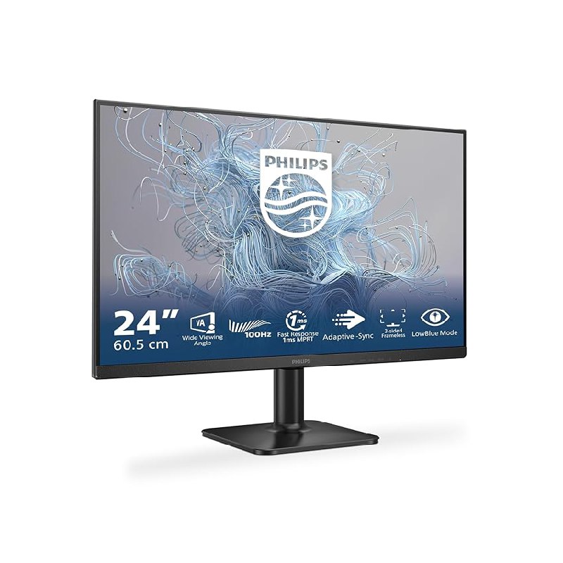 PHILIPS 24E2N1100LB Monitor 24 Pulgadas 100Hz Panel VA, 4ms GtG