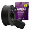 WINKLE Filamento PLA Tough 1.75mm Negro 300g, Filamento Impresora 3D