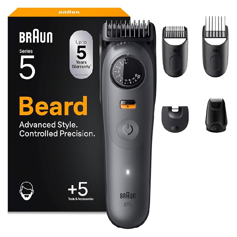 Braun Recortadora De Barba Hombre Series 5, BT5525