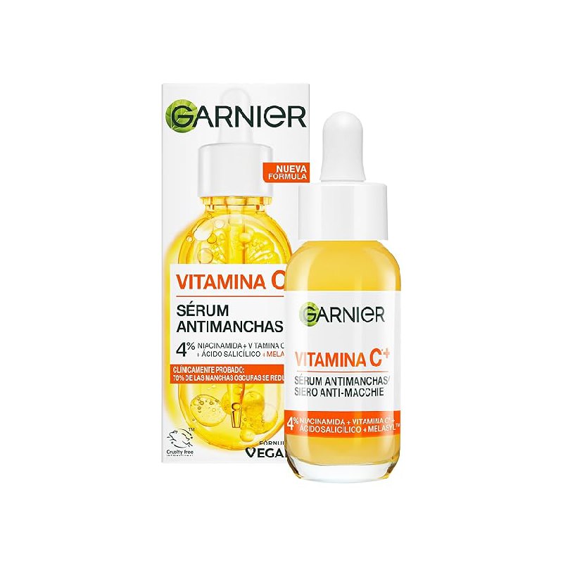 Garnier Vitamina C Sérum AntiManchas Pieles Sensible, Nº1 del mundo