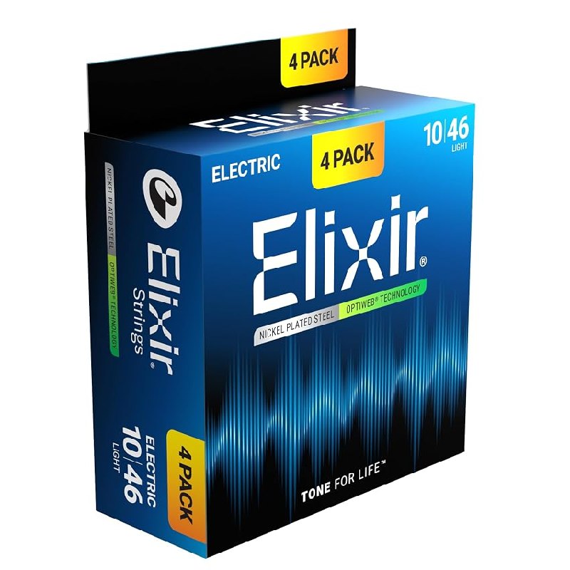 Elixir® Strings Electric Guitar Strings with OPTIWEB® Technology
