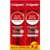 Colgate Max White Ultra Active Foam Pasta Dental 2x75ml