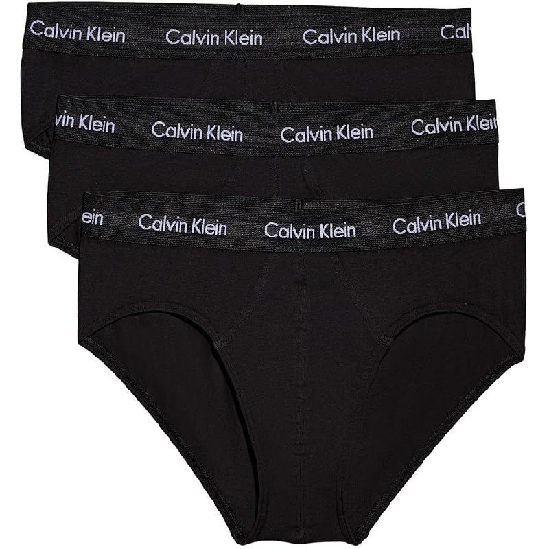 Calvin Klein Calzoncillos Hip Briefs Hombre Pack de 3 Ropa Interior
