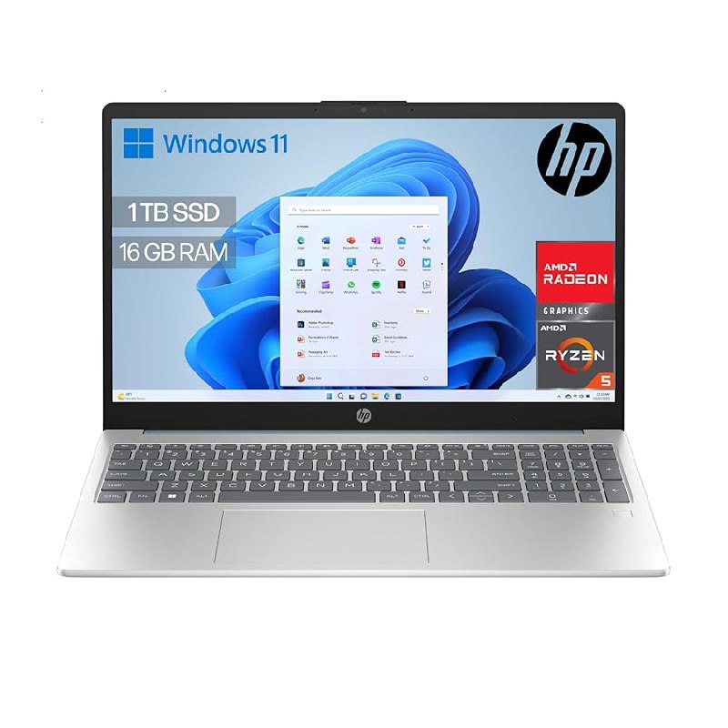 HP 15-fc0241ns – Ordenador portátil de 15.6″ FHD (AMD Ryzen 5)