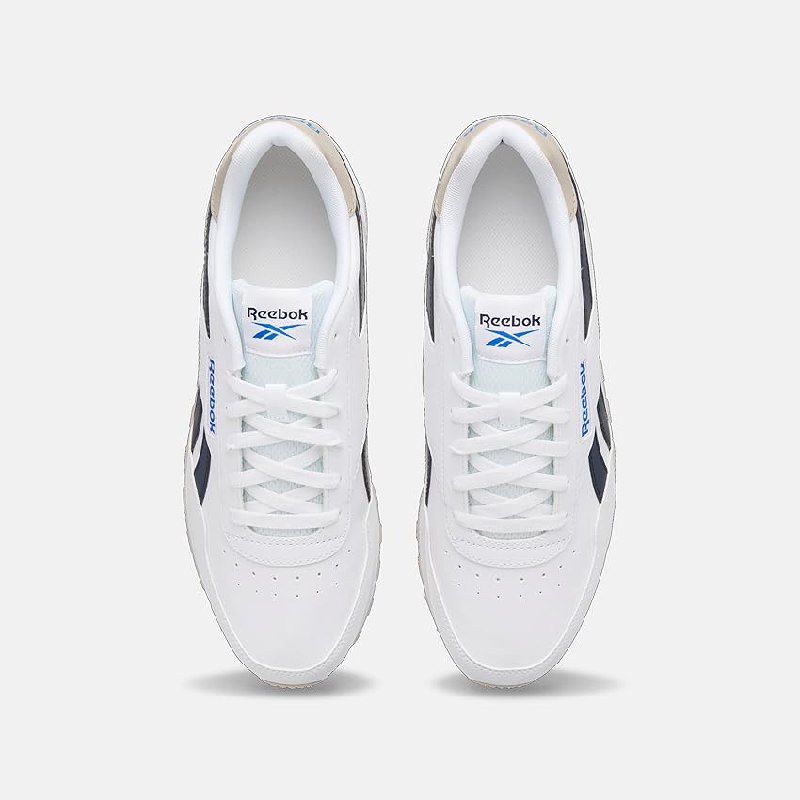 Reebok Zapatillas Unisex Rewind Run White/White/Vector Navy, Talla 36.5 EU
