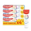 COLGATE Total Pasta de Dientes Blanqueadora, Pack 4 x 100ml