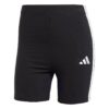 adidas Mujer Essentials 3-Stripes High Waisted Biker Tights, Black/White