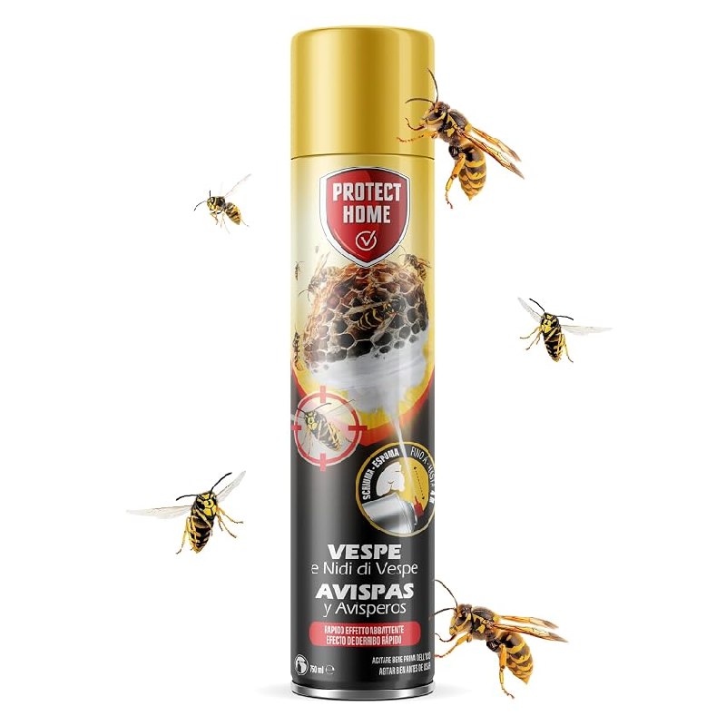 PROTECT HOME Espuma para avispas y avisperos 750 ml