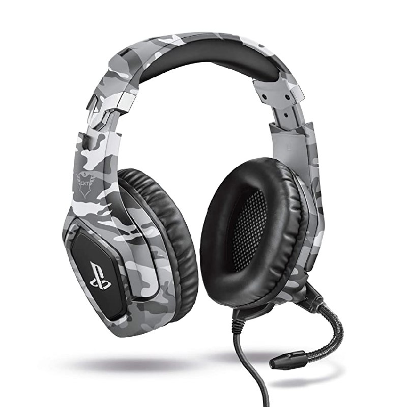 GXTrust 488 Forze-G Cascos PS4 y PS5 Auriculares de Gaming, Licencia Oficial para PlayStation