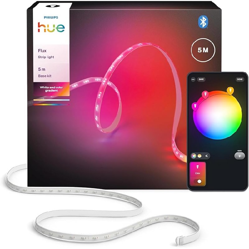 Philips Hue Flux Tira LED inteligente 5 M, 2000 lm