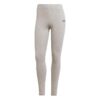adidas Mujer Essentials Linear Cotton Leggings Tights, Medium Grey Heather/Black