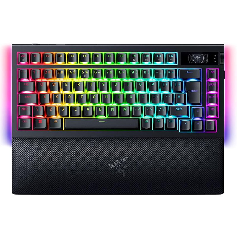 Razer BlackWidow V4 Pro 75% – Teclado inalámbrico para Juegos Intercambiable en Caliente