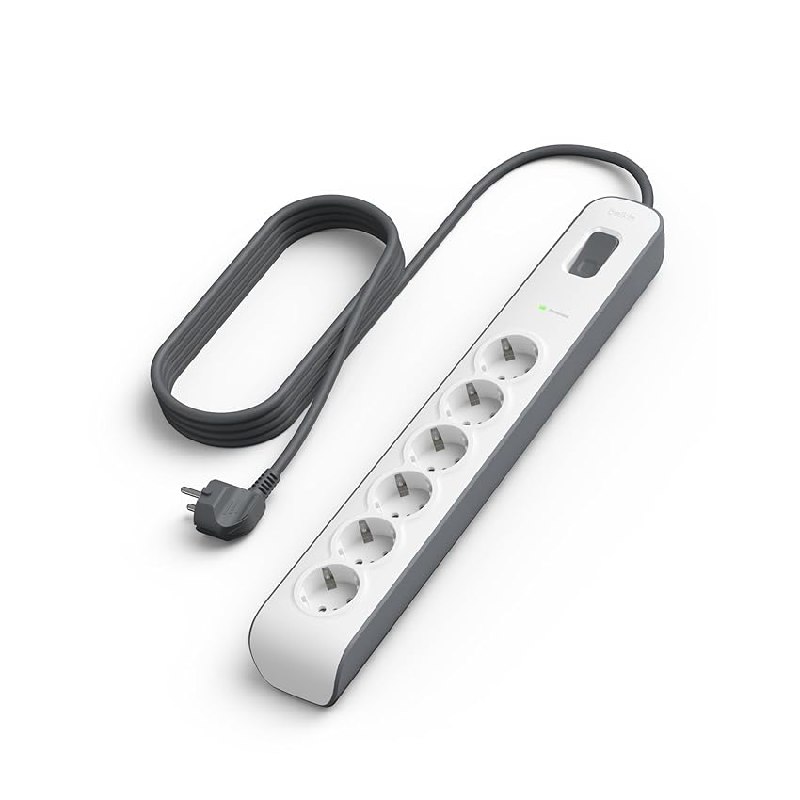 Belkin Regleta de enchufes de 6 tomas con protección contra sobretensiones