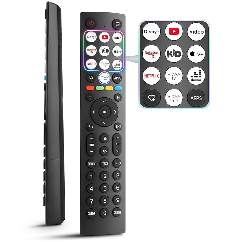 para Mando‑Hisense‑Smart‑TV, Universal para Original Hisense Televisión
