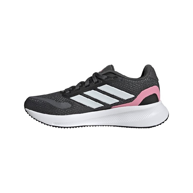 adidas Unisex niños Runfalcon 5 Junior Shoes, Grey Six/Crystal White/Bliss Pink